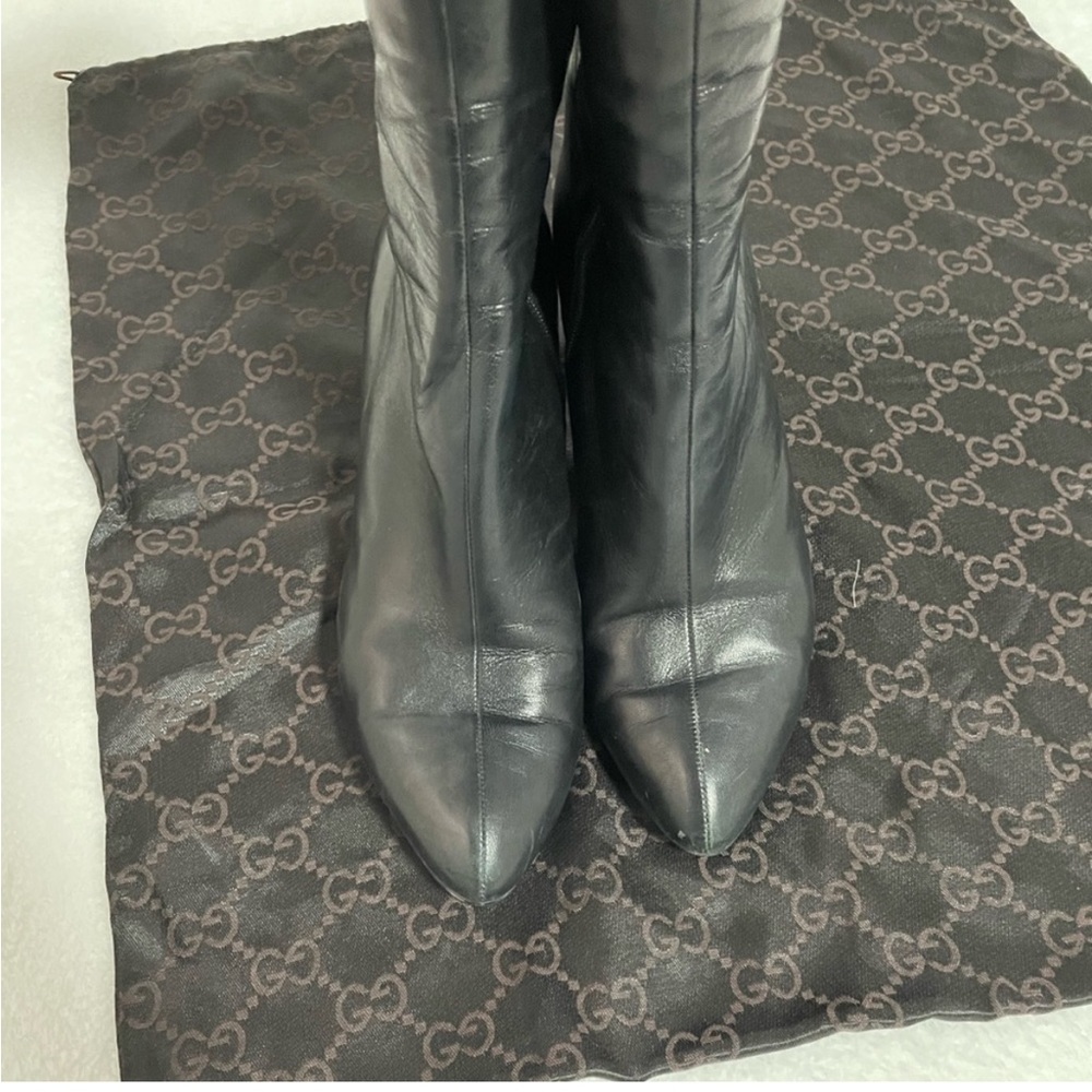 Authentic Gucci Leather Boot - image 1
